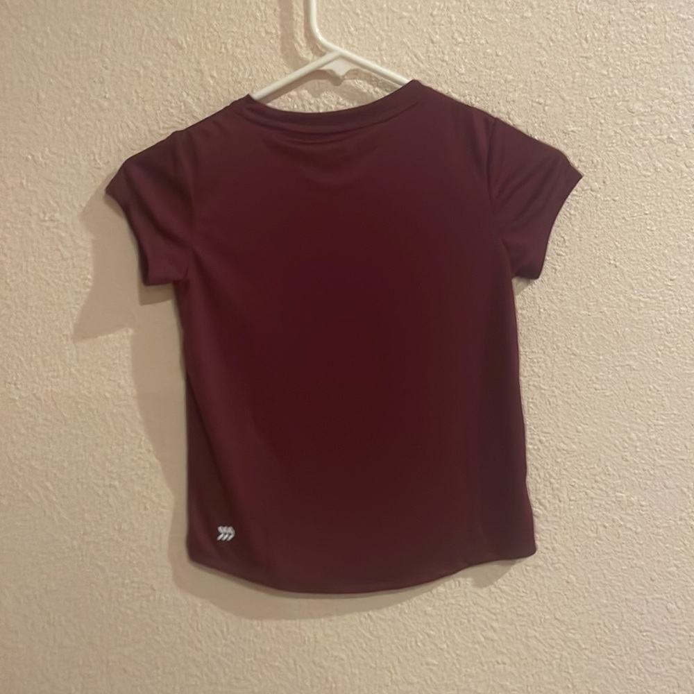 NWT GIRLS SIZE S 6 /6X PURPLE ALL IN MOTION ATHLETIC SHIRT GRAPHIC SHORT SLEEVE - Picture 6 of 9